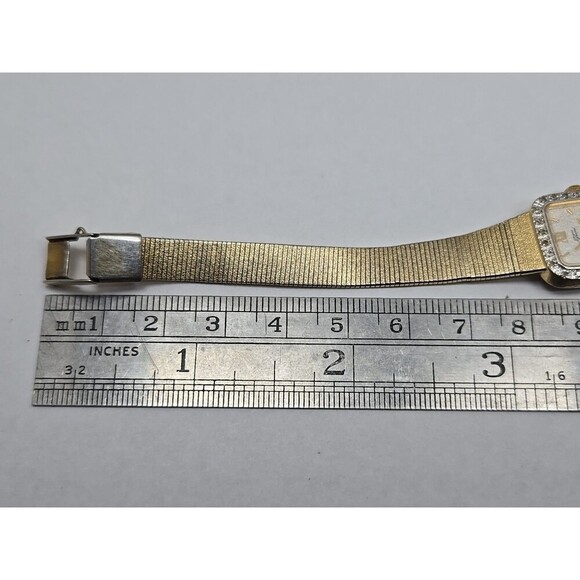 Jacques Prevard Nicolet Womens Vintage Quartz Diamond Bezel Watch New Battery Jacques Prevard Nicolet Womens Vintage Quartz Diamond Bezel  main image 4